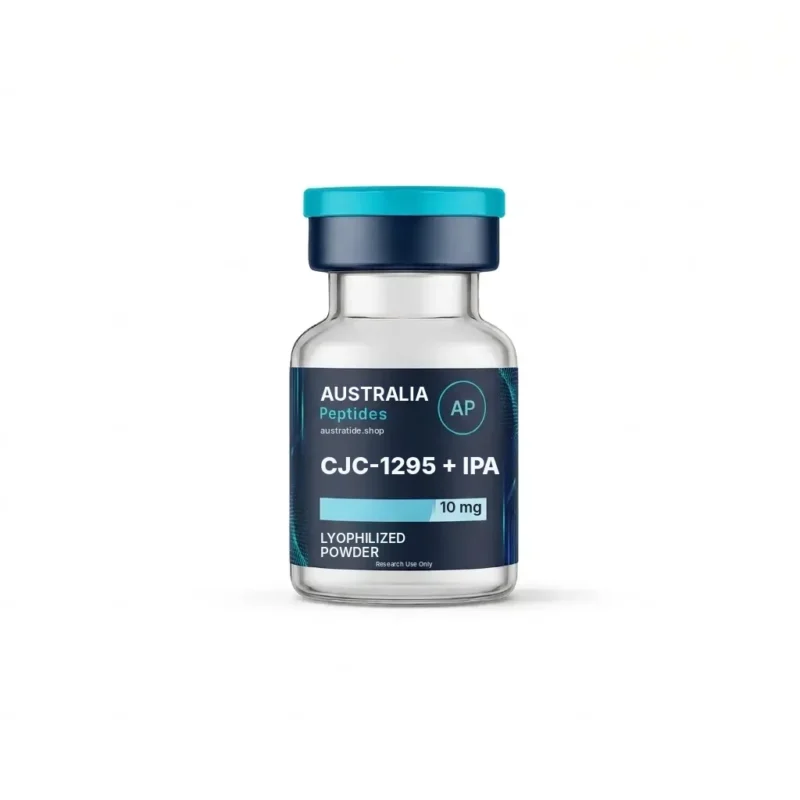 CJC-1295 (No DAC) + Ipamorelin 10mg research peptide vial – Australia Peptides